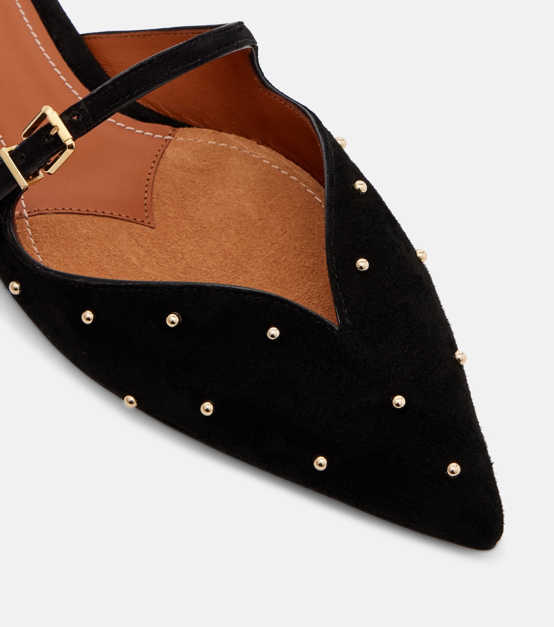 Aura studded suede mules | Zimmermann