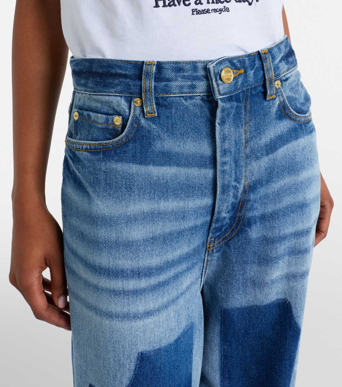 Wide-Leg Jeans | Ganni