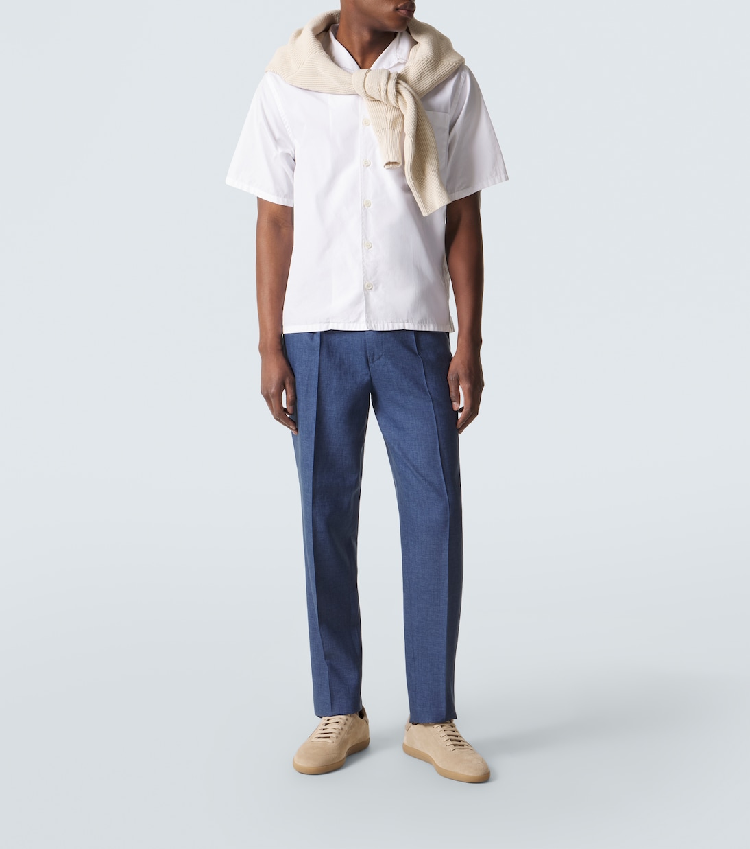 Linen slim pants | Zegna