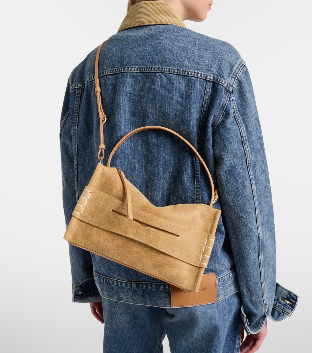 Loafer Small suede shoulder bag | JW Anderson