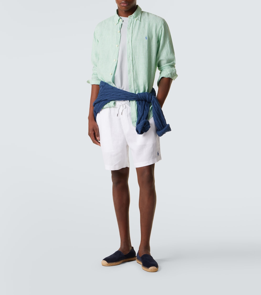 Striped linen shirt | Polo Ralph Lauren