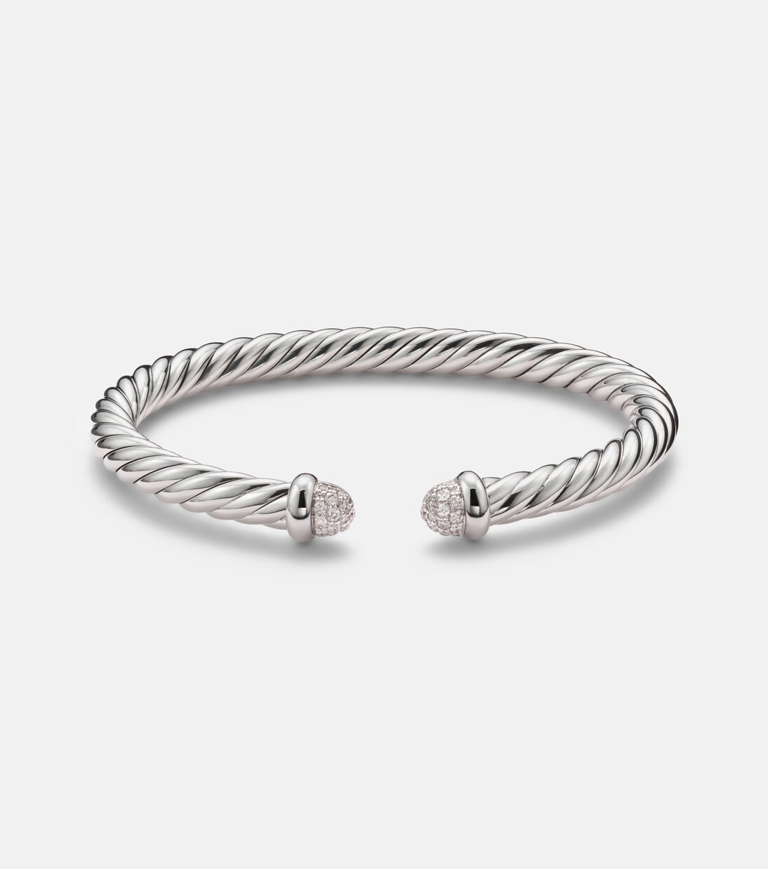 Bracelet Cable Flex® en argent sterling et diamants | David Yurman