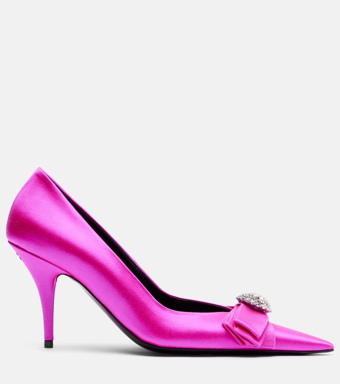 Avenue Palazzo 90 embellished satin pumps | Balenciaga