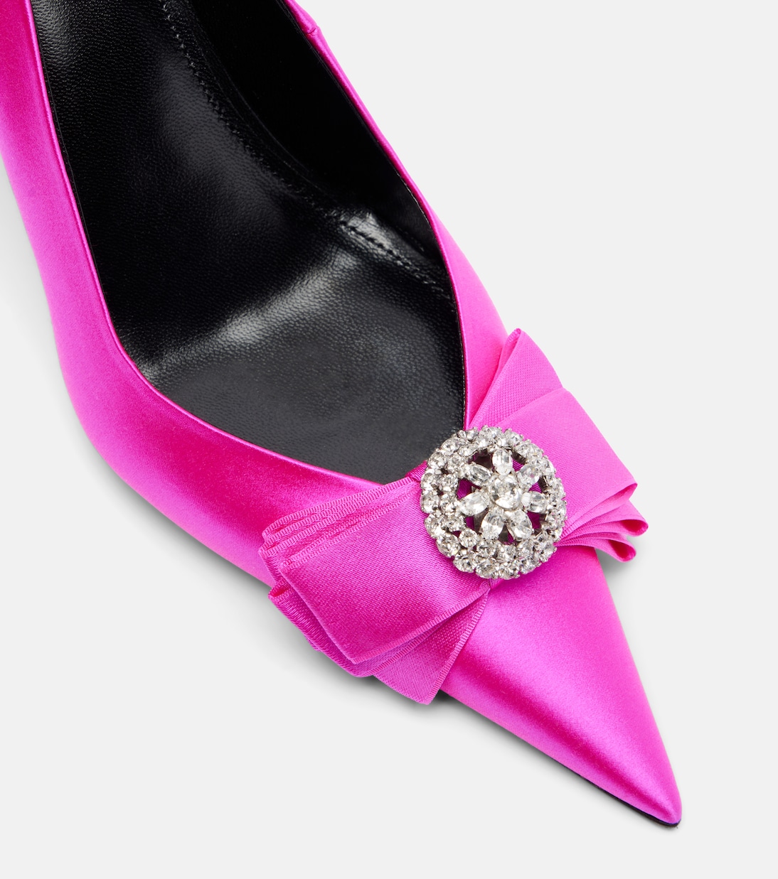 Avenue Palazzo 90 embellished satin pumps | Balenciaga