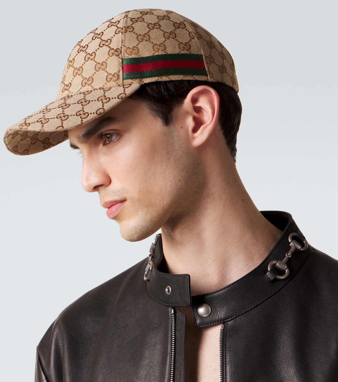 GG Canvas Web Stripe baseball cap | Gucci