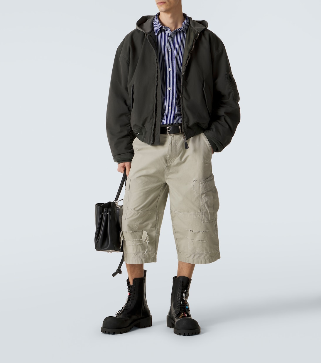 Cropped-Cargohose aus Baumwolle | Balenciaga