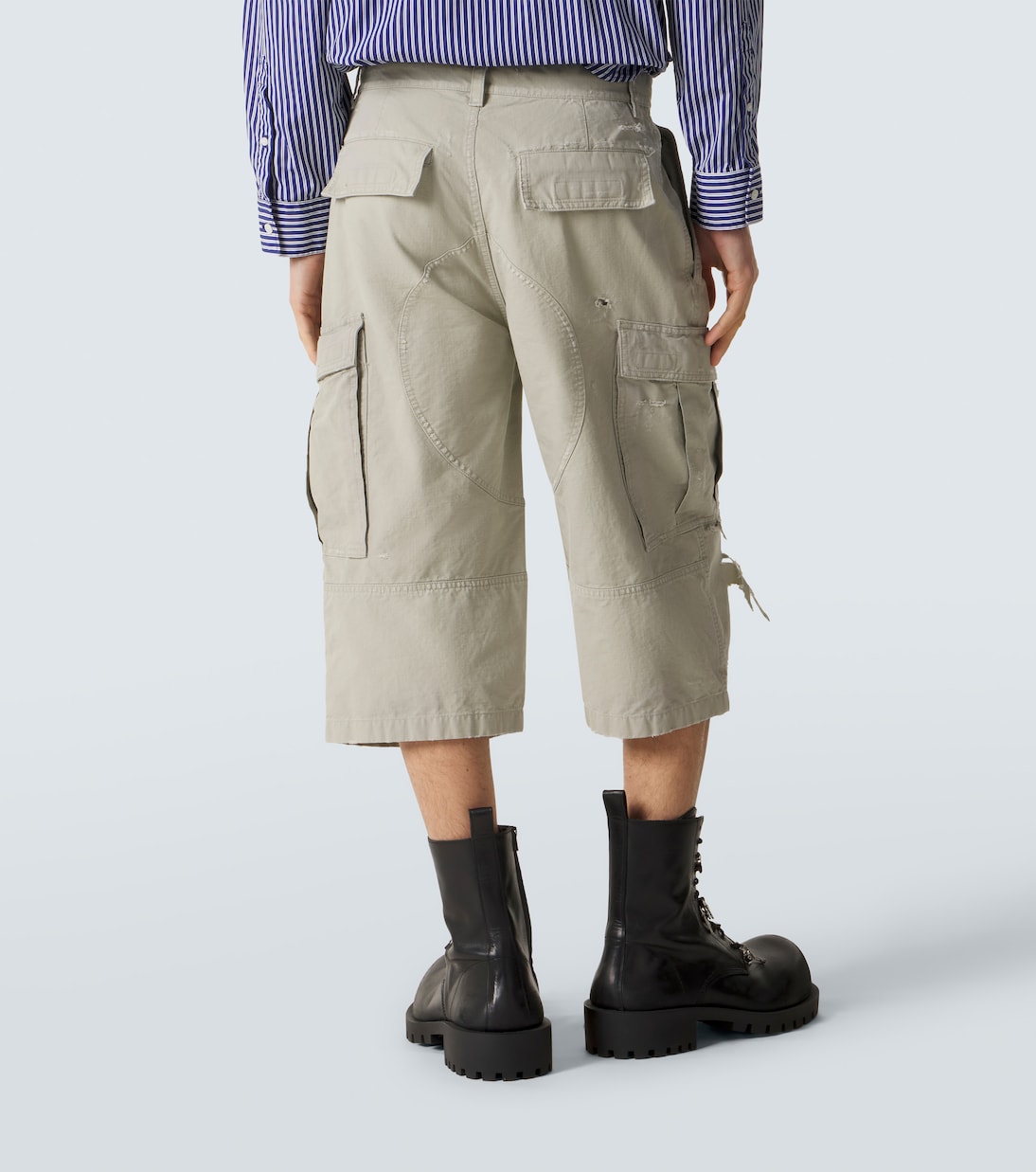 Cropped-Cargohose aus Baumwolle | Balenciaga