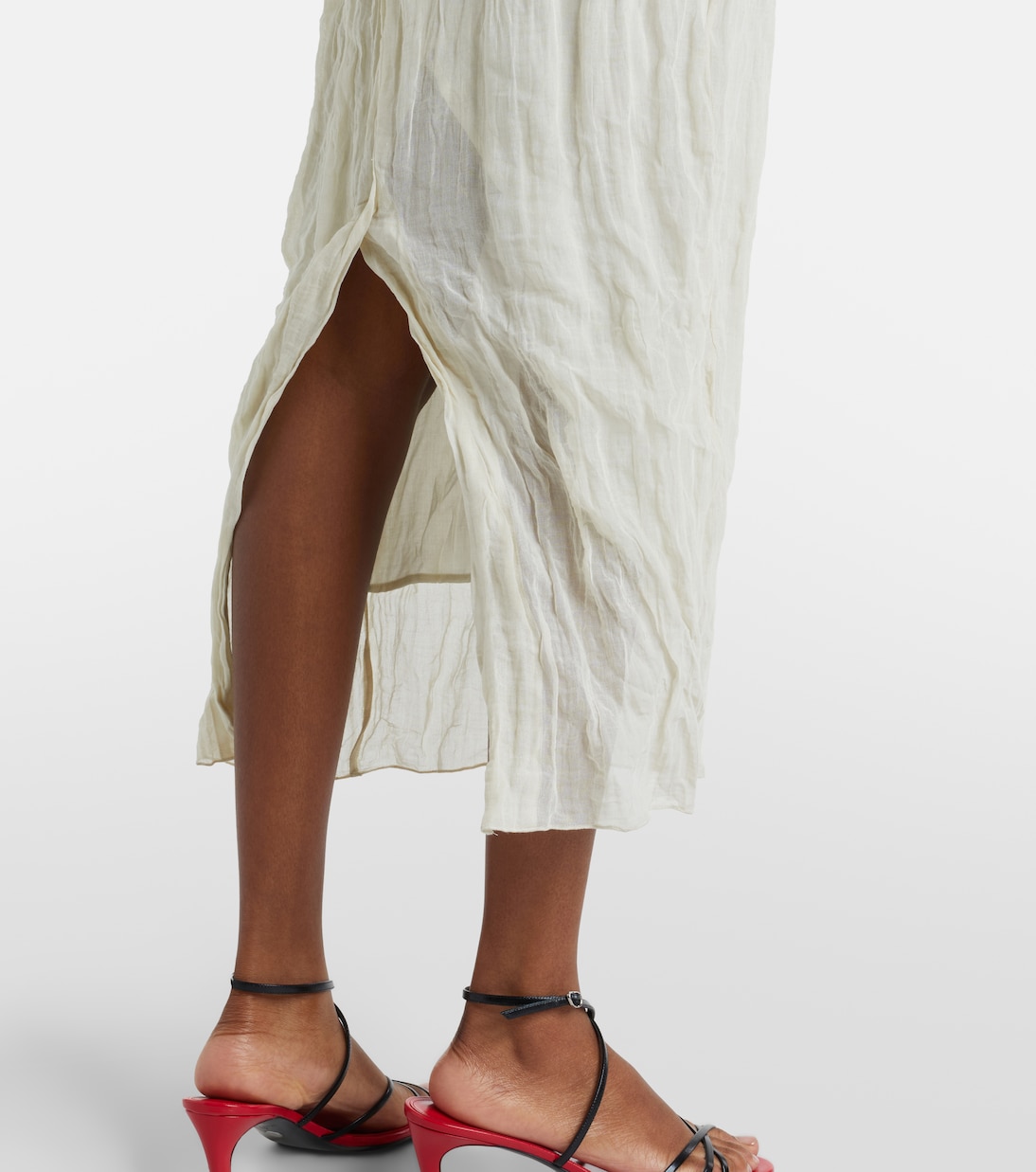 Cotton-blend midi dress | Róhe