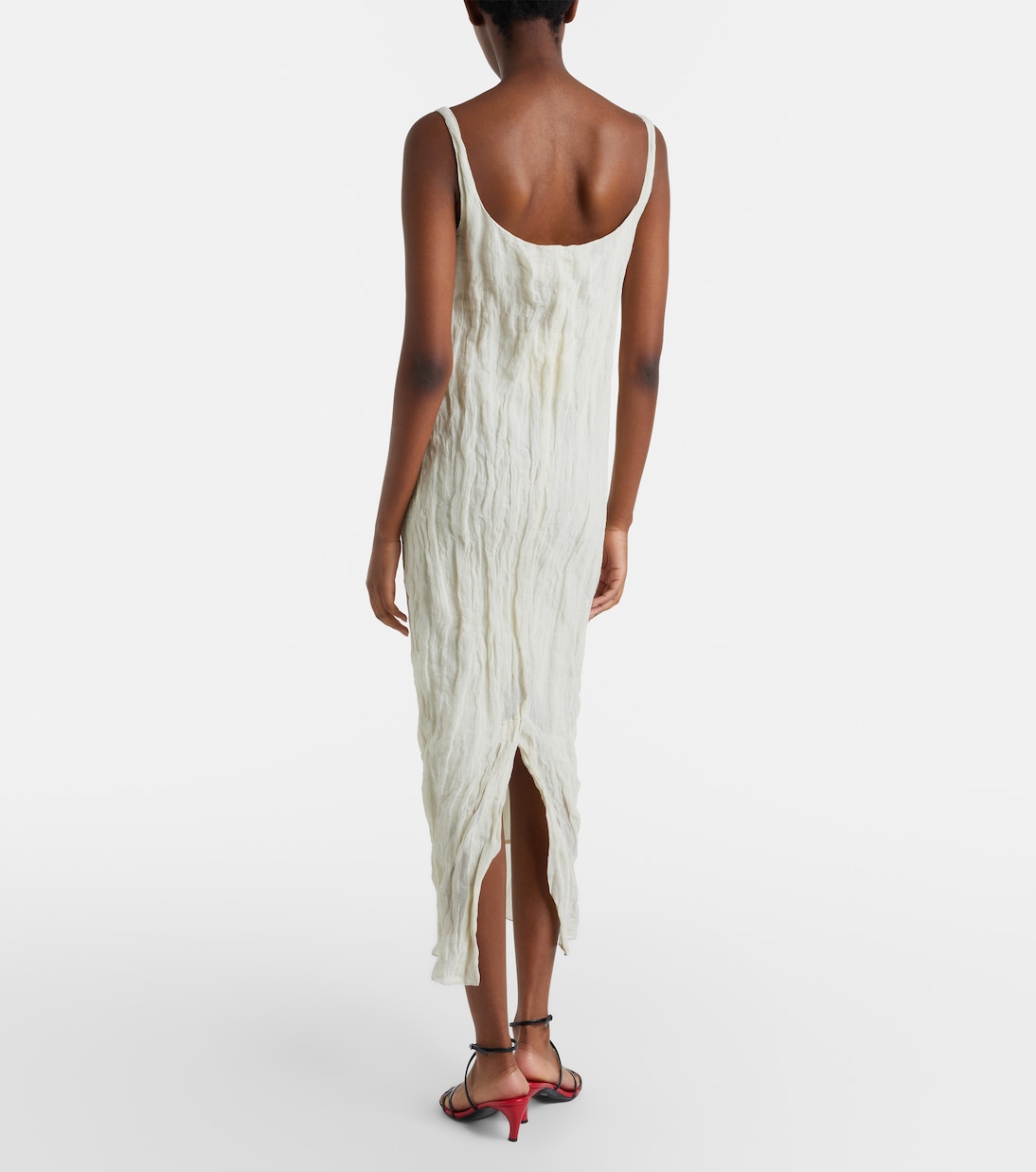 Cotton-blend midi dress | Róhe