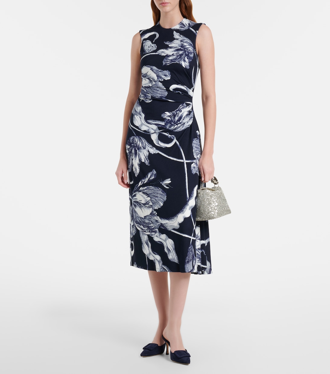 Bloom Mini sequined top-handle bag | Erdem