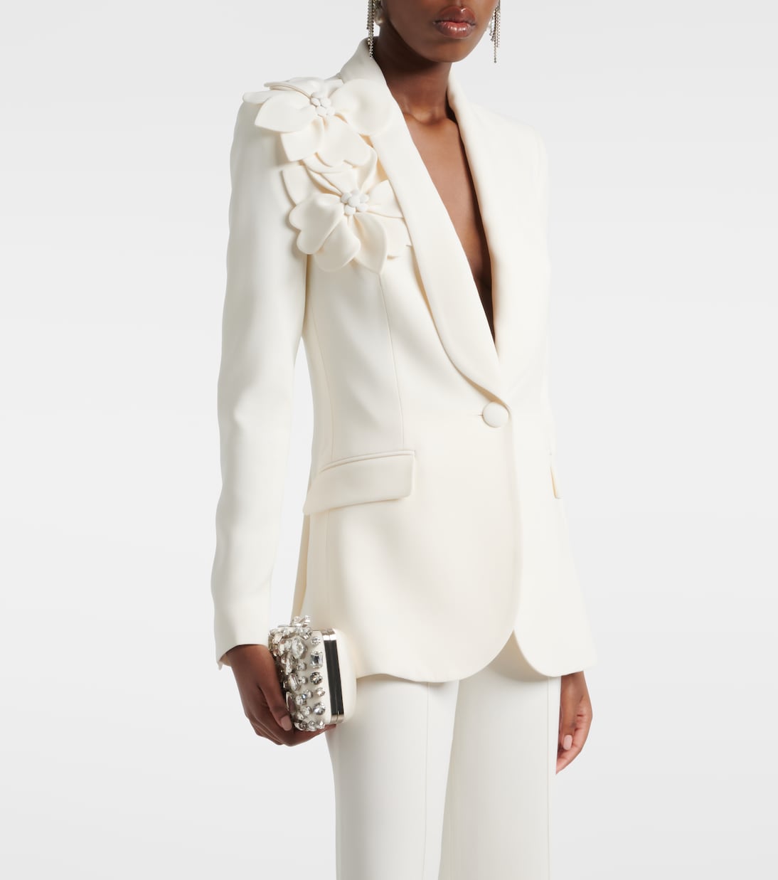 Blazer à appliqués floraux | Elie Saab