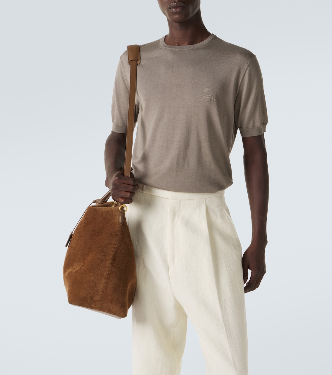 Silk and cotton sweater | Giorgio Armani