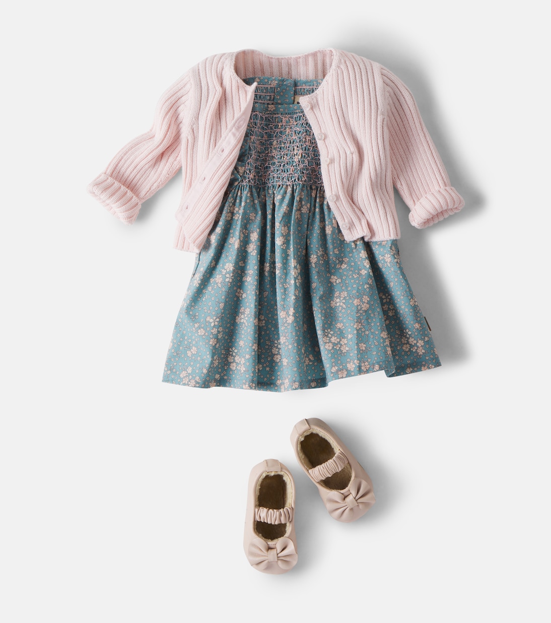 Bebé - vestido Elva de algodón floral  | Wheat