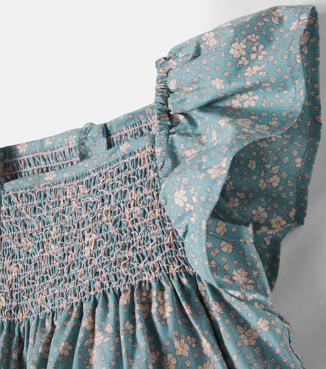 Bebé - vestido Elva de algodón floral  | Wheat