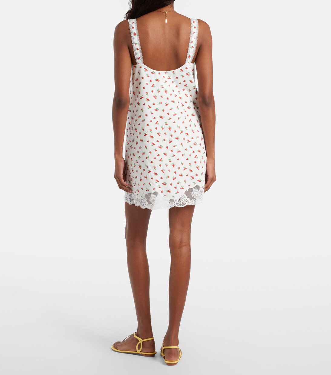 Minikleid Delia aus Baumwolle mit Spitze | Posse