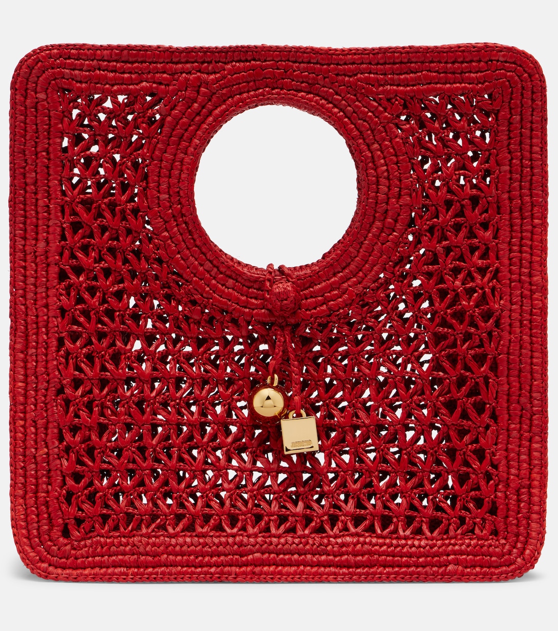 Spiaggia Small raffia top-handle bag | Jacquemus
