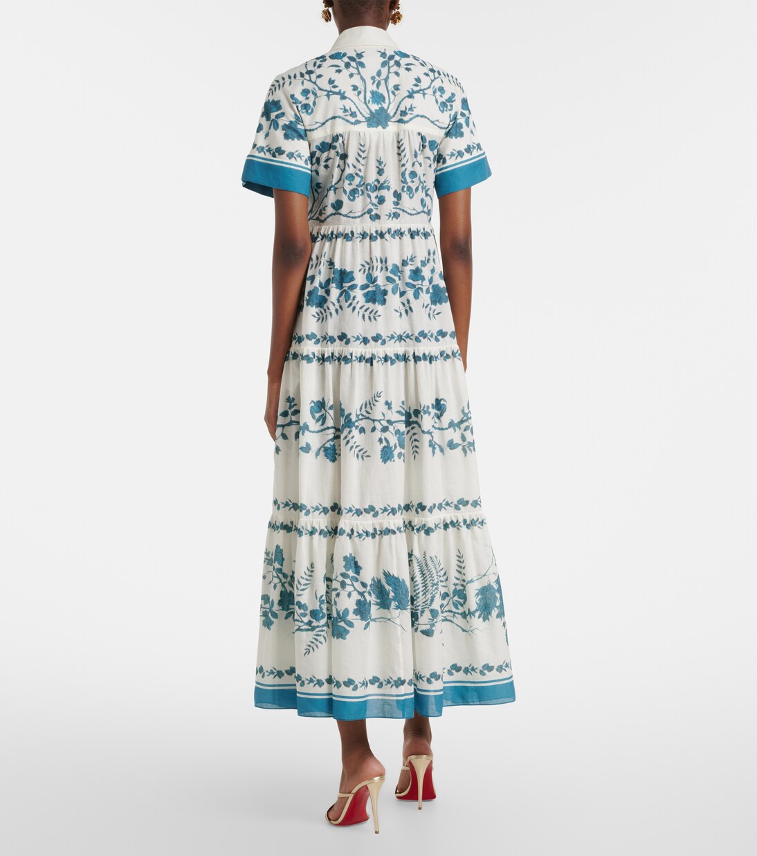 Hemdblusenkleid aus Baumwolle und Leinen | Erdem