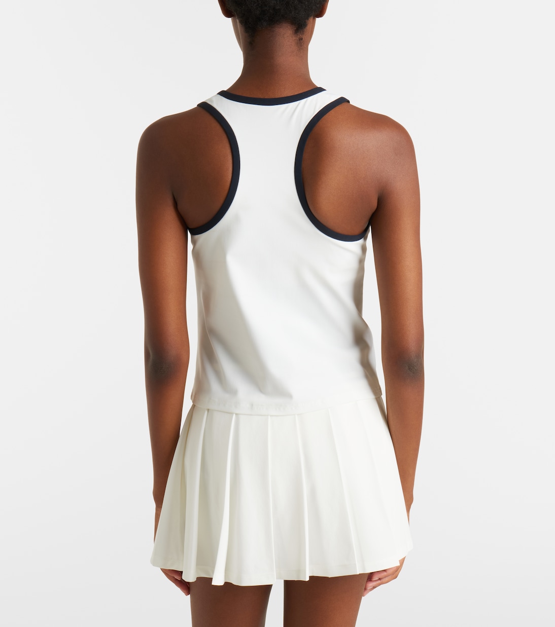 Striped jersey tank top | Tory Burch
