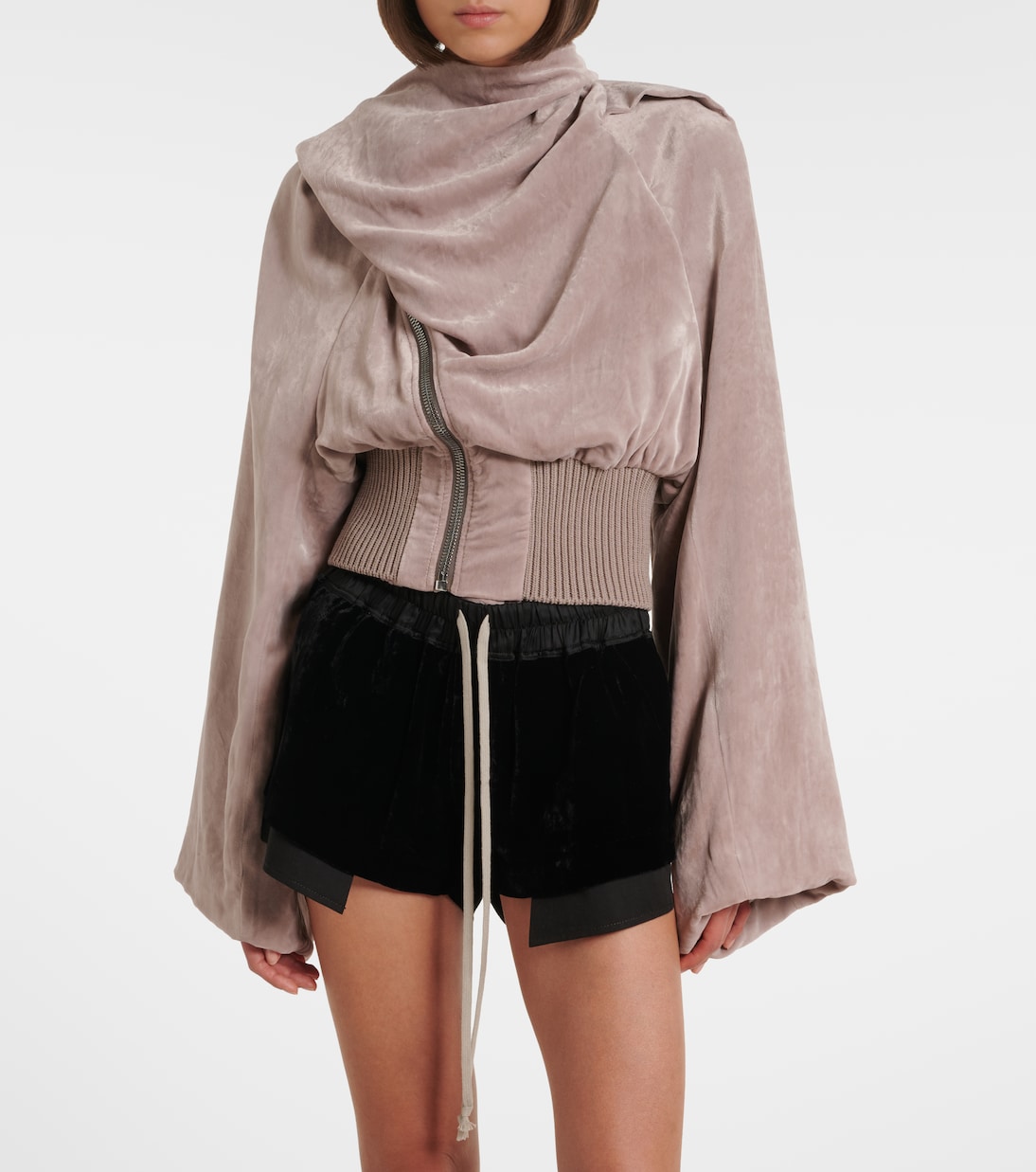 Scarf Flight chenille bomber jacket | Rick Owens