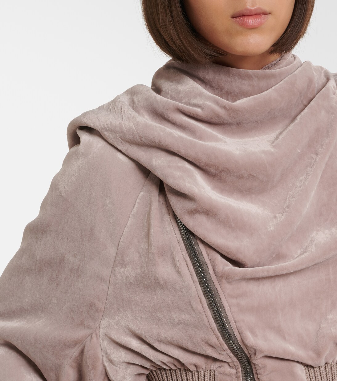 Scarf Flight chenille bomber jacket | Rick Owens