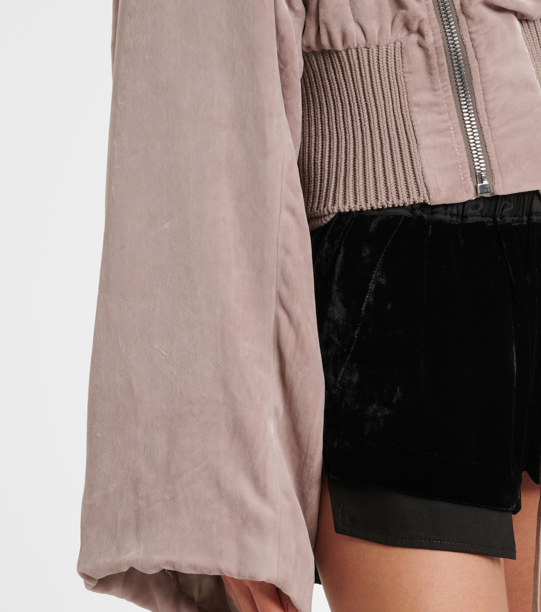 Scarf Flight chenille bomber jacket | Rick Owens
