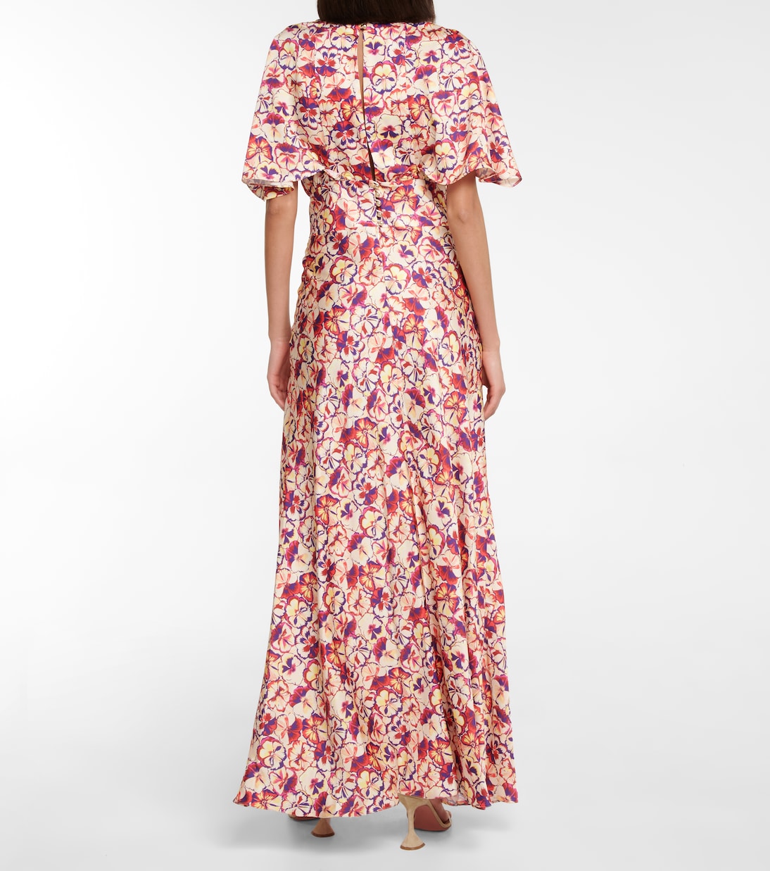 Robe longue à fleurs | Rabanne