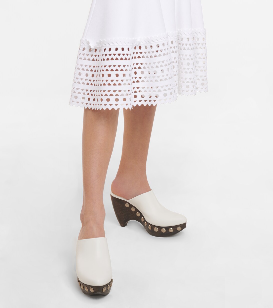 Zuecos de piel | Alaïa