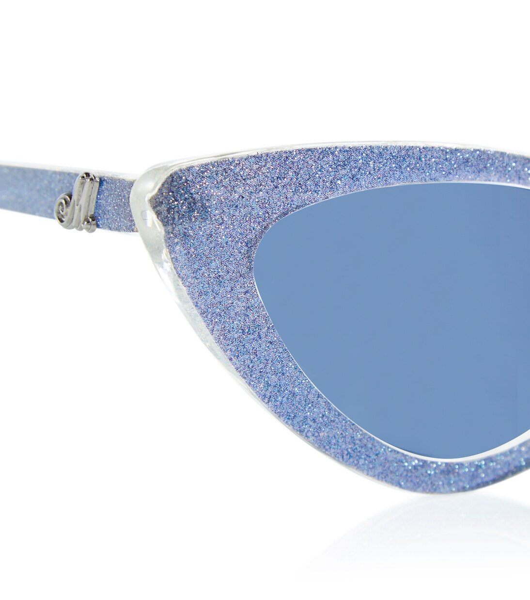 Glitter cat-eye mirrored sunglasses | Monnalisa