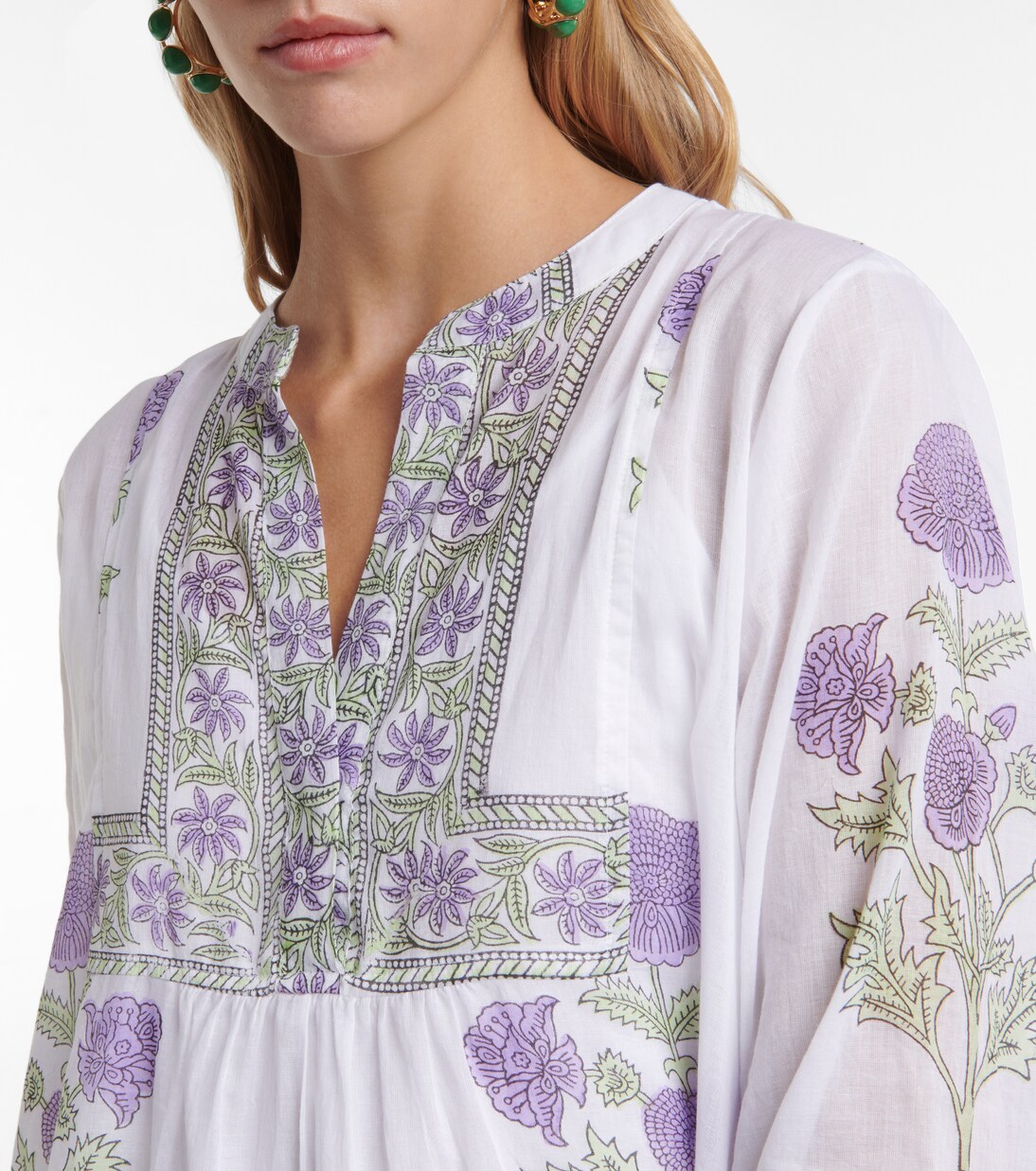 Robe en coton à fleurs | Juliet Dunn