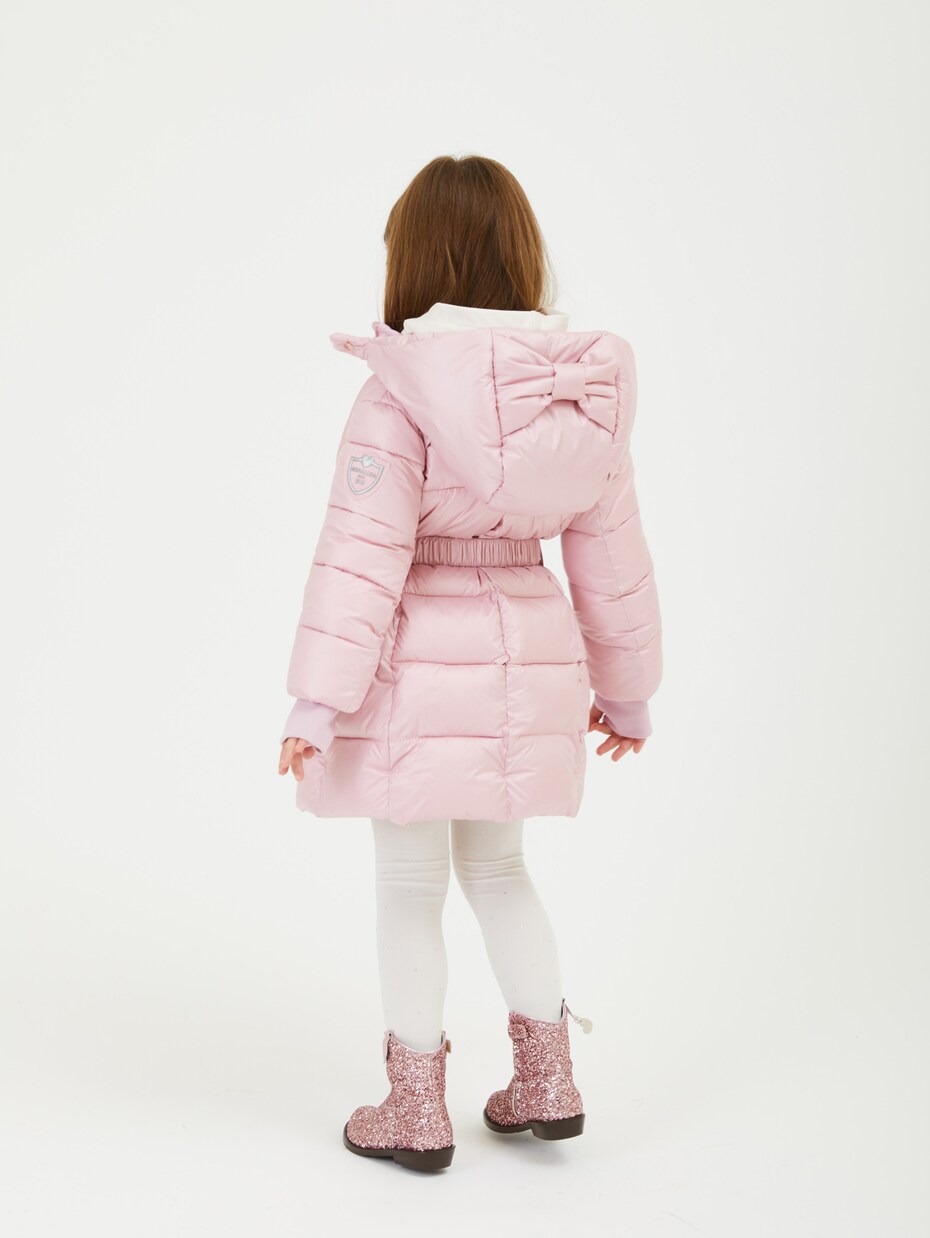 Baby hooded padded coat | Monnalisa