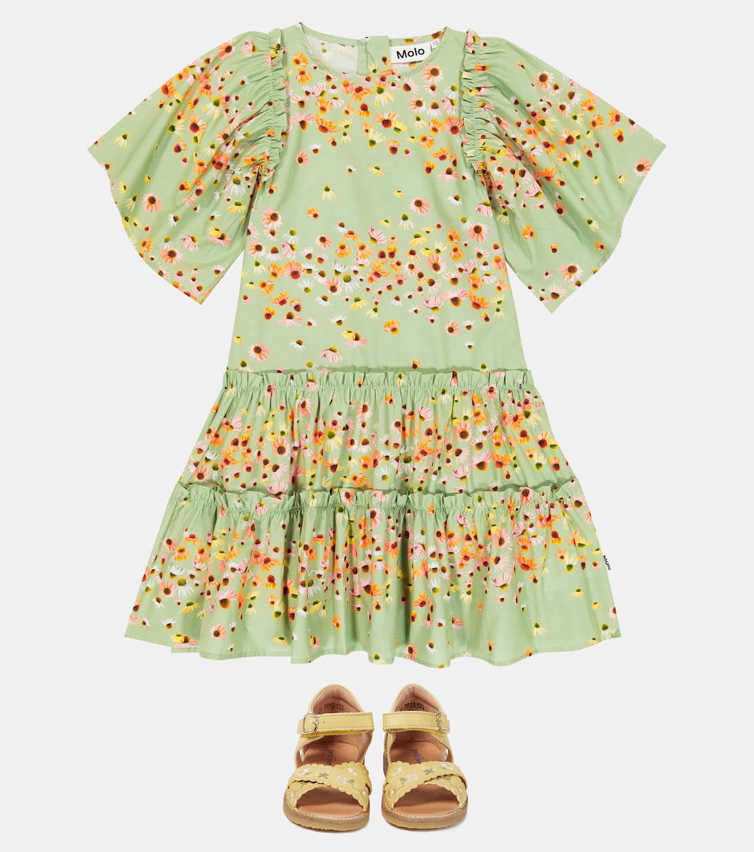 Robe Cat en coton à fleurs | Molo