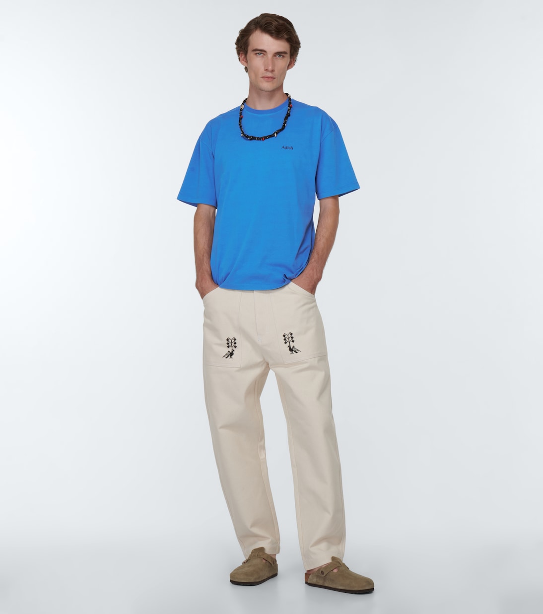 T-Shirt aus Baumwoll-Jersey | Adish