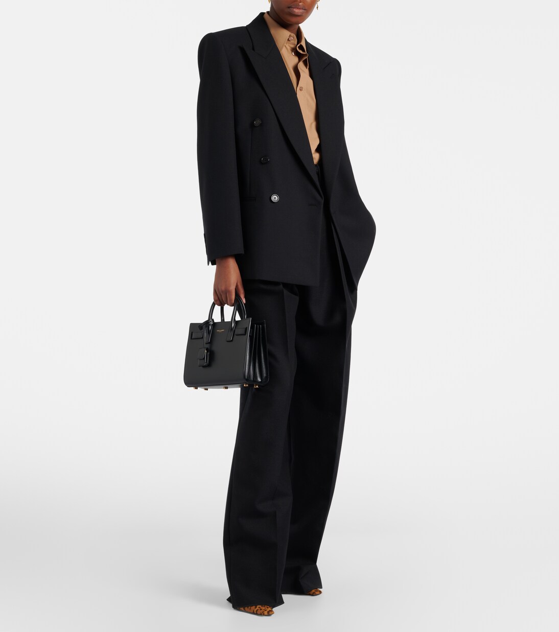 Sac De Jour Nano leather tote | Saint Laurent