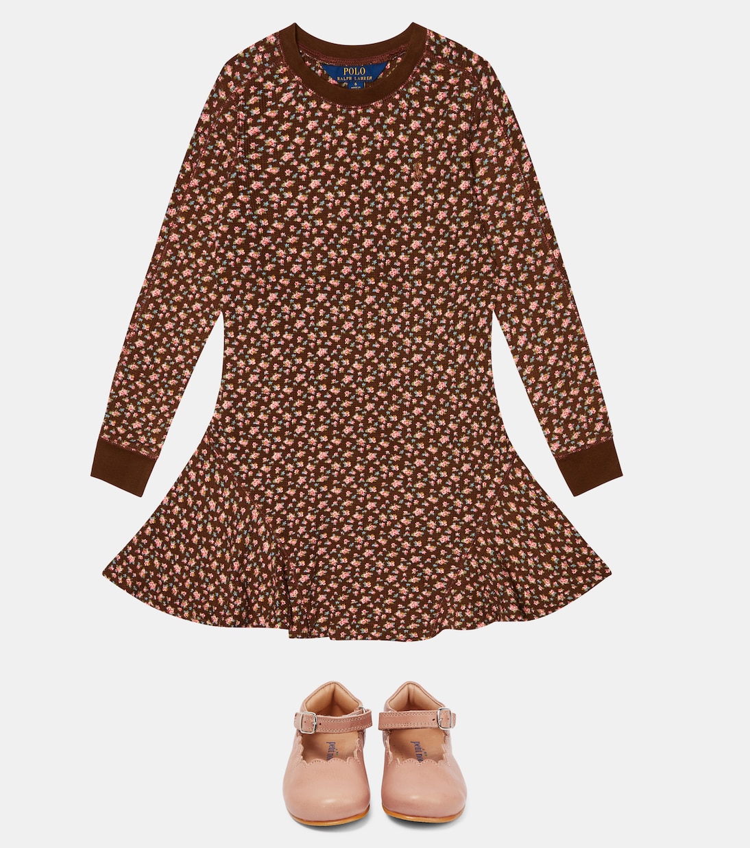 Robe pull Rowie à fleurs | Polo Ralph Lauren Kids