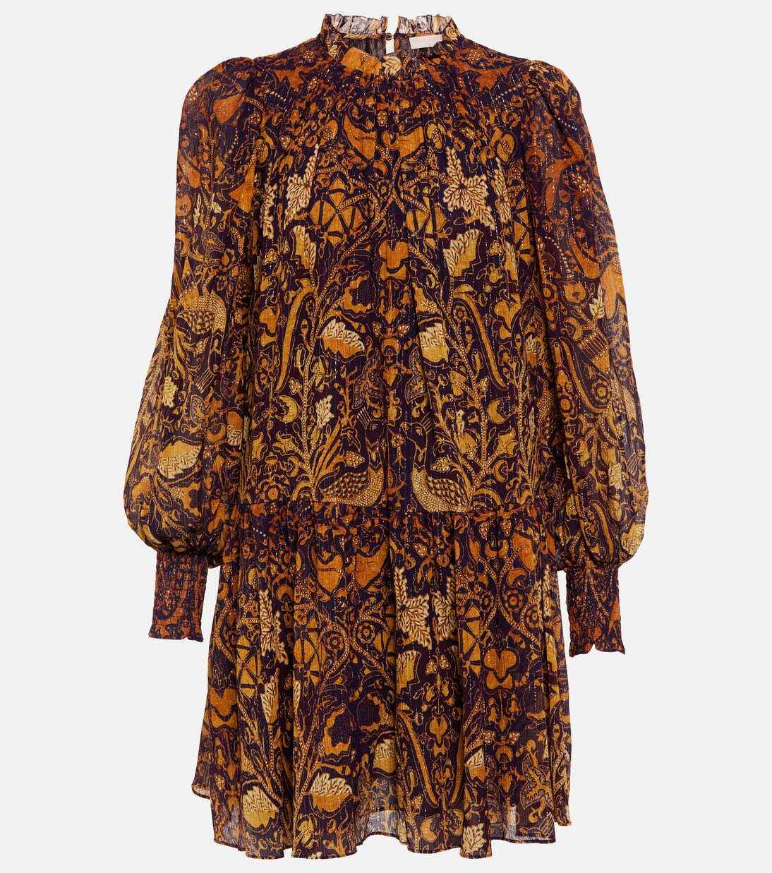 Robe Maja en coton mélangé imprimée | Ulla Johnson