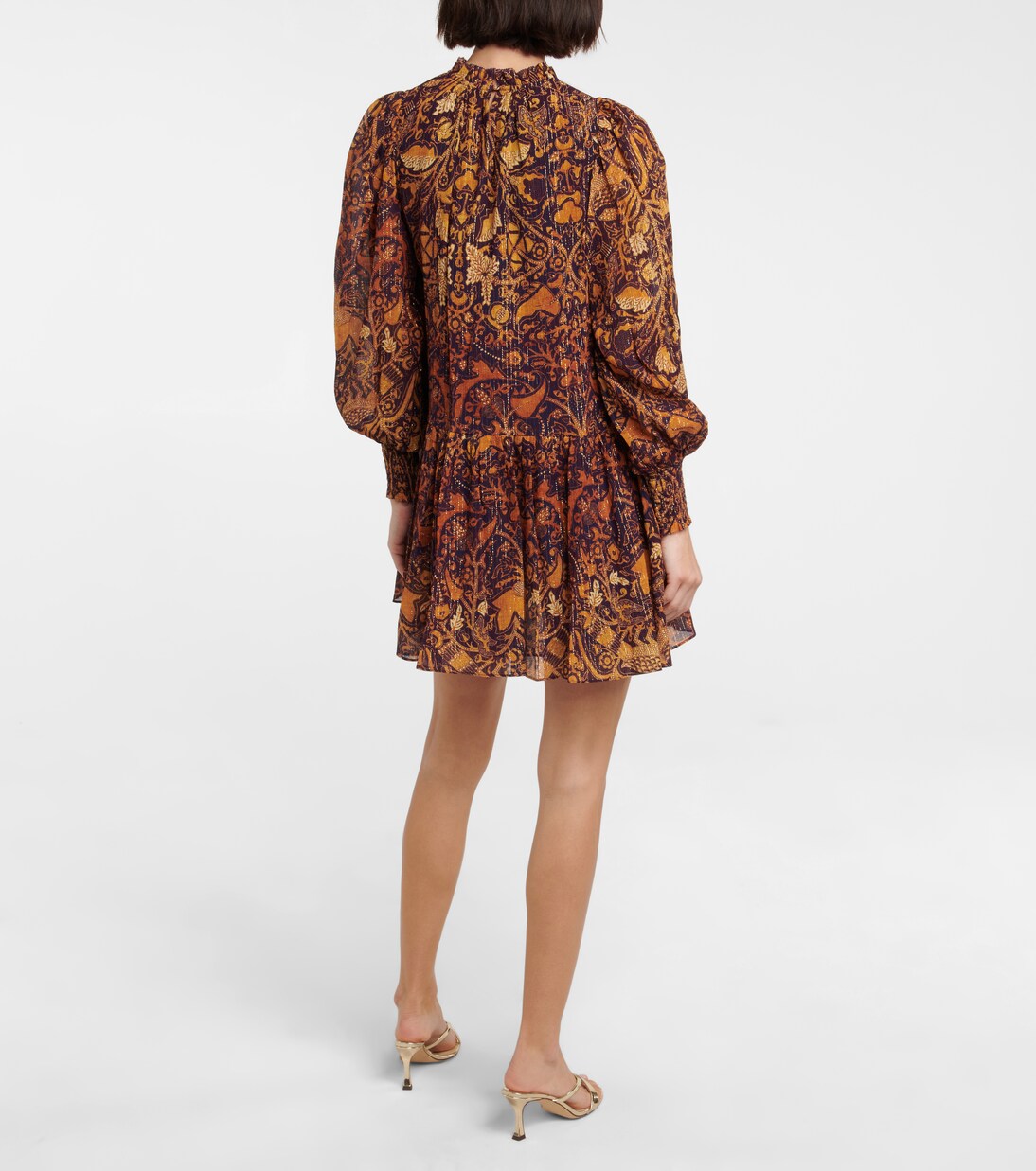 Robe Maja en coton mélangé imprimée | Ulla Johnson