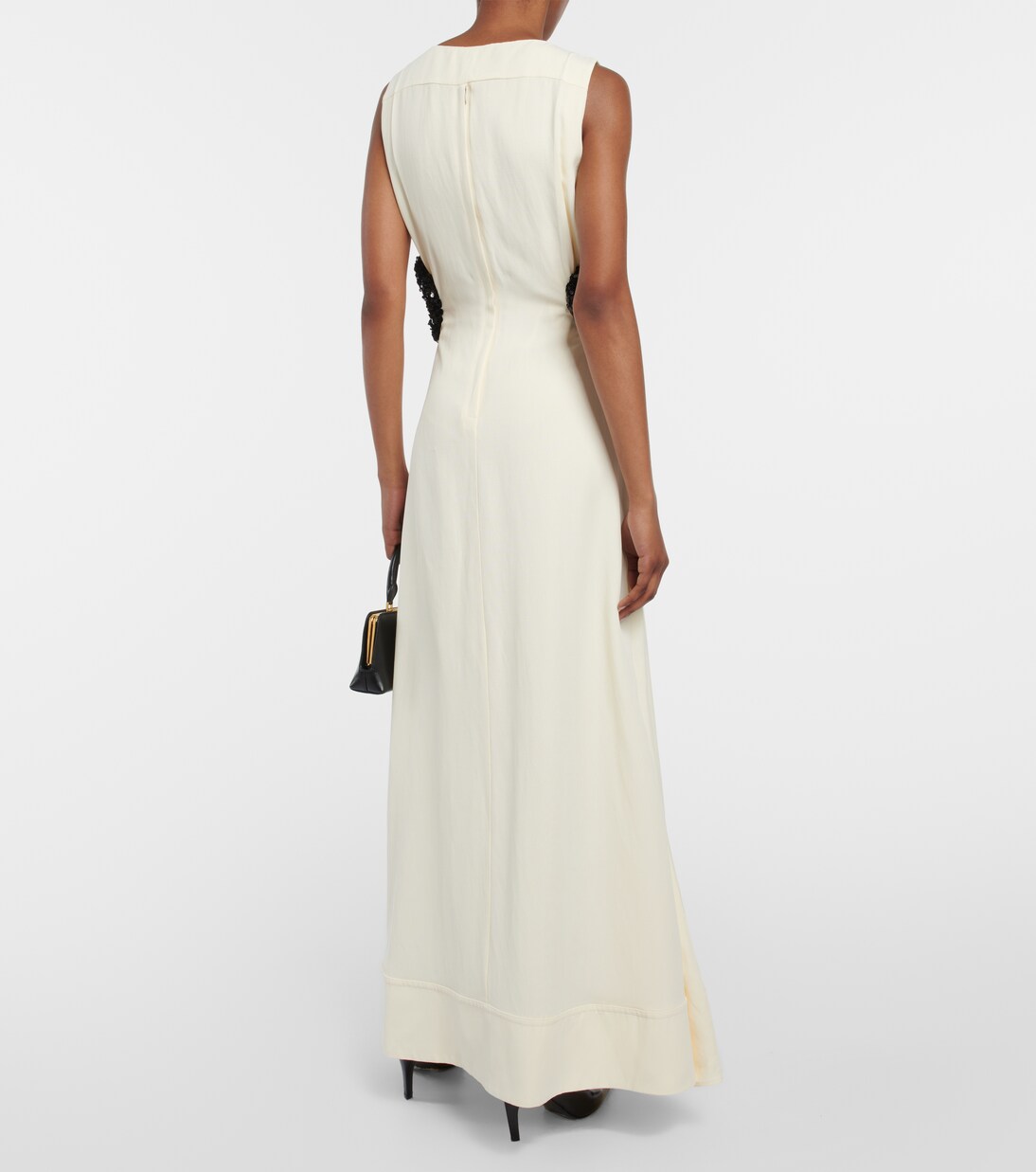 Knotted cutout crêpe gown | Jil Sander