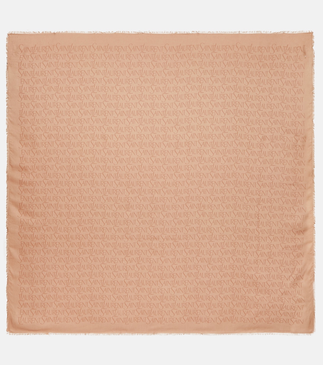 Printed modal and cashmere scarf | Saint Laurent