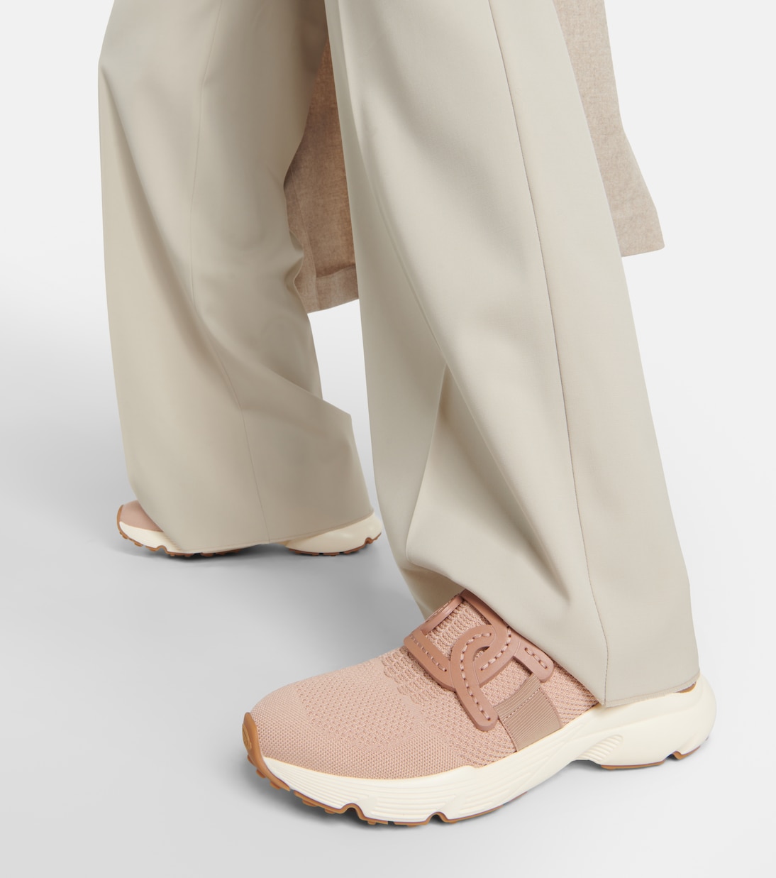 Sneakers Kate aus Strick mit Leder | Tod's