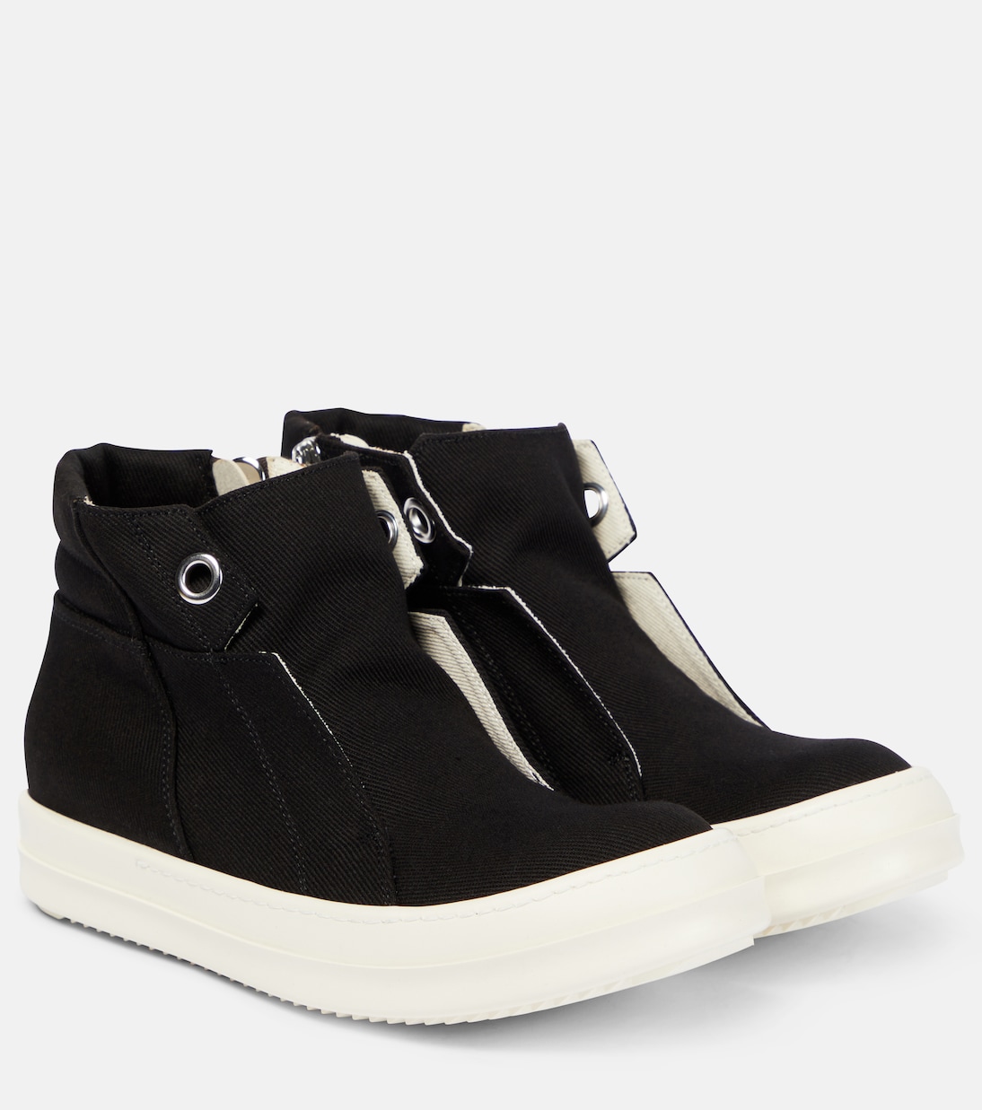 High-Top Sneakers Dunk aus Denim | Rick Owens