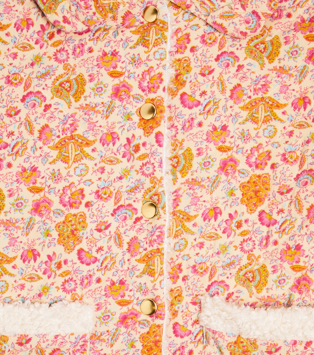 Dalila floral cotton corduroy jacket | Louise Misha