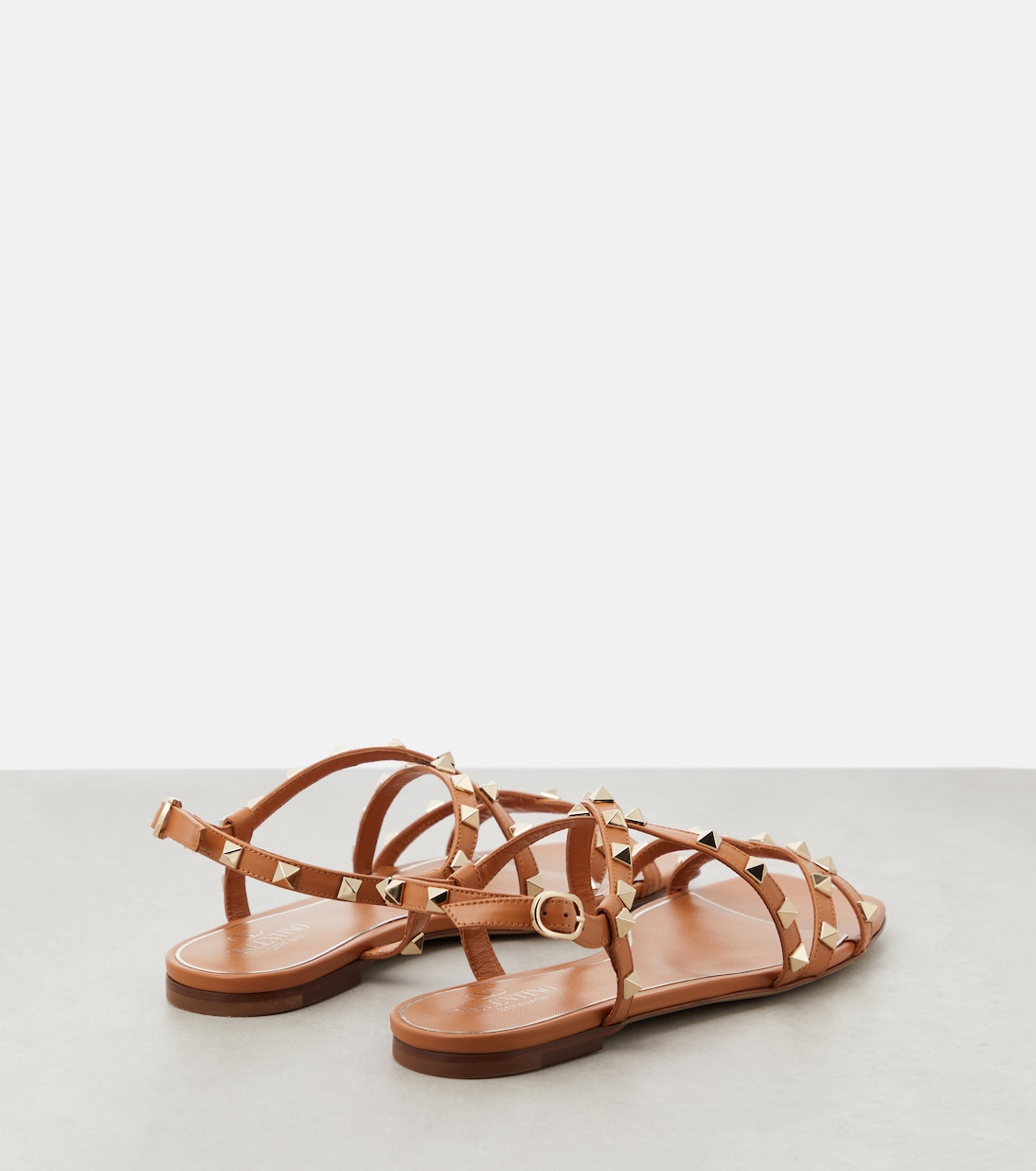 Sandalen Rockstud aus Leder | Valentino Garavani
