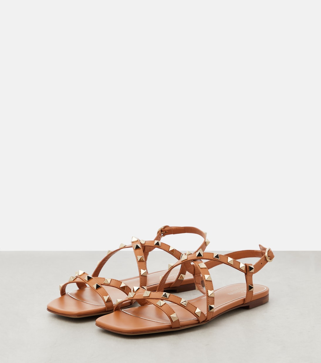 Sandalen Rockstud aus Leder | Valentino Garavani