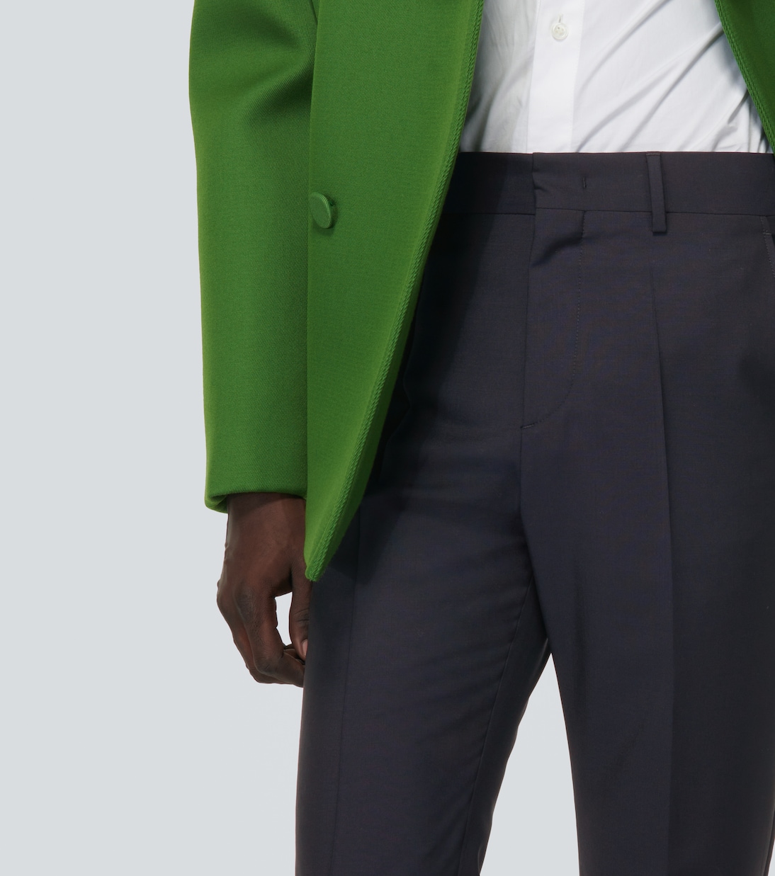 Wool and mohair straight pants | Valentino