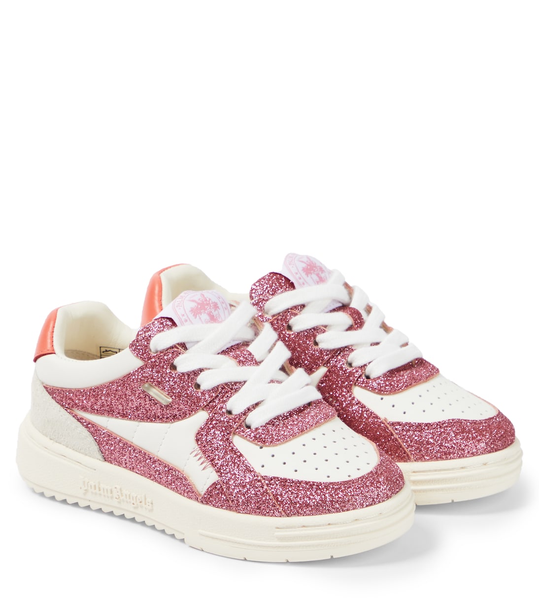 Logo glitter sneakers | Palm Angels Kids