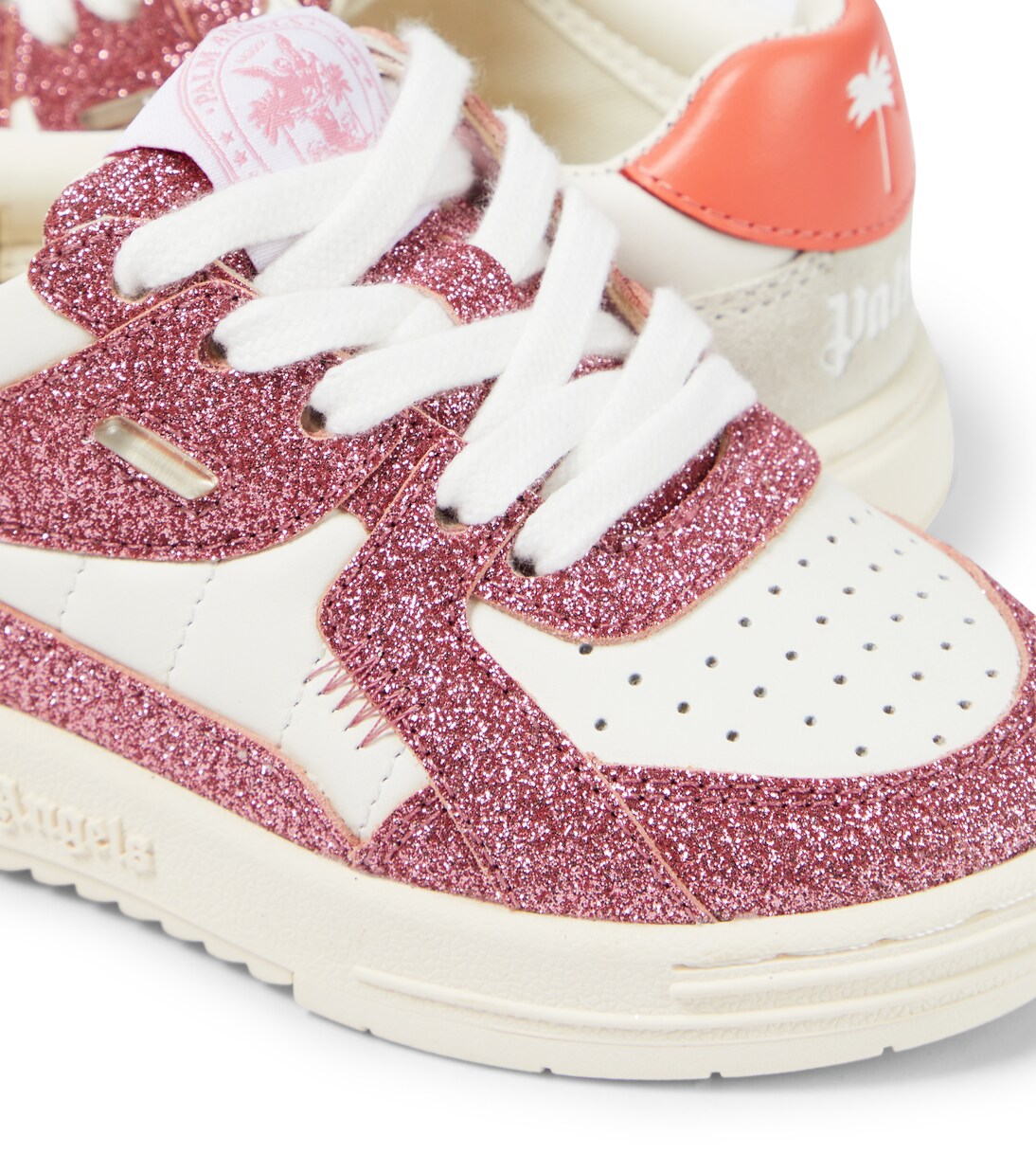 Logo glitter sneakers | Palm Angels Kids