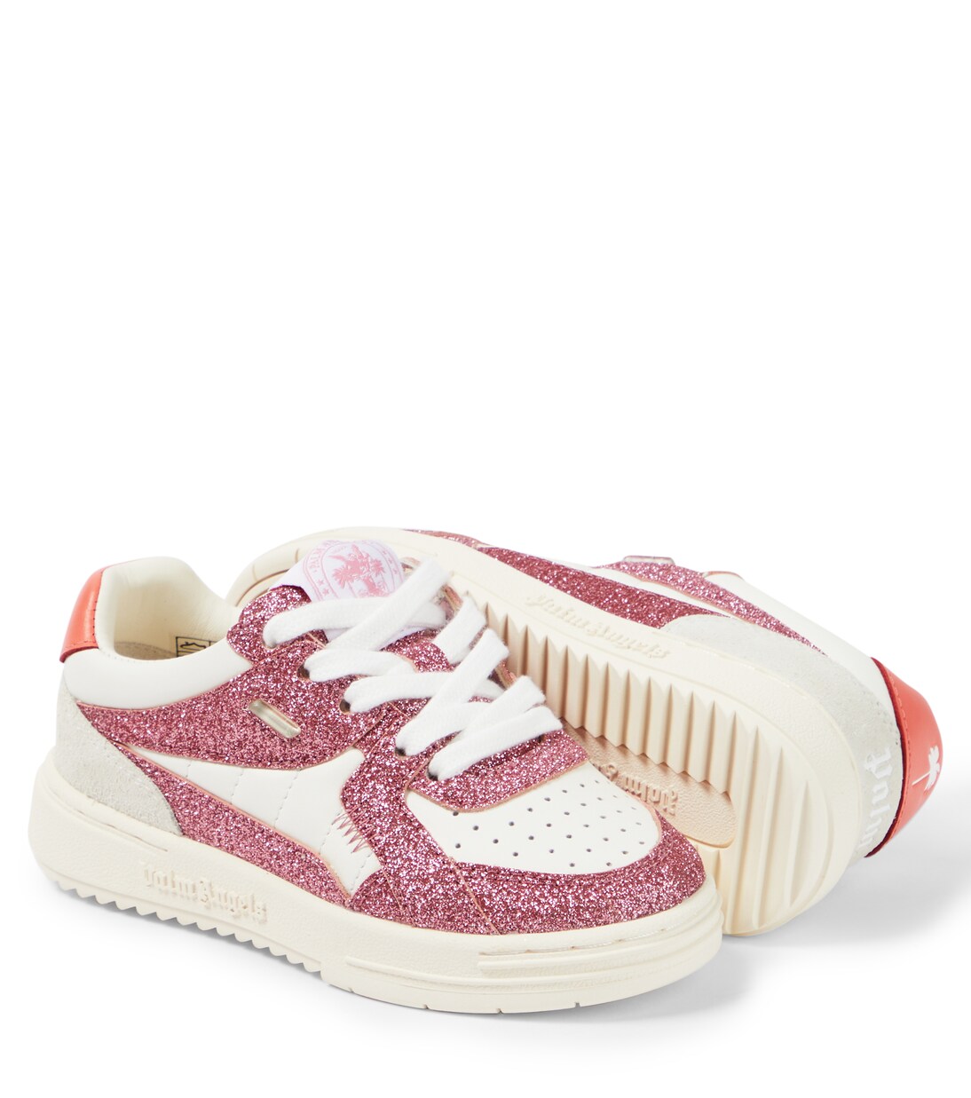 Logo glitter sneakers | Palm Angels Kids