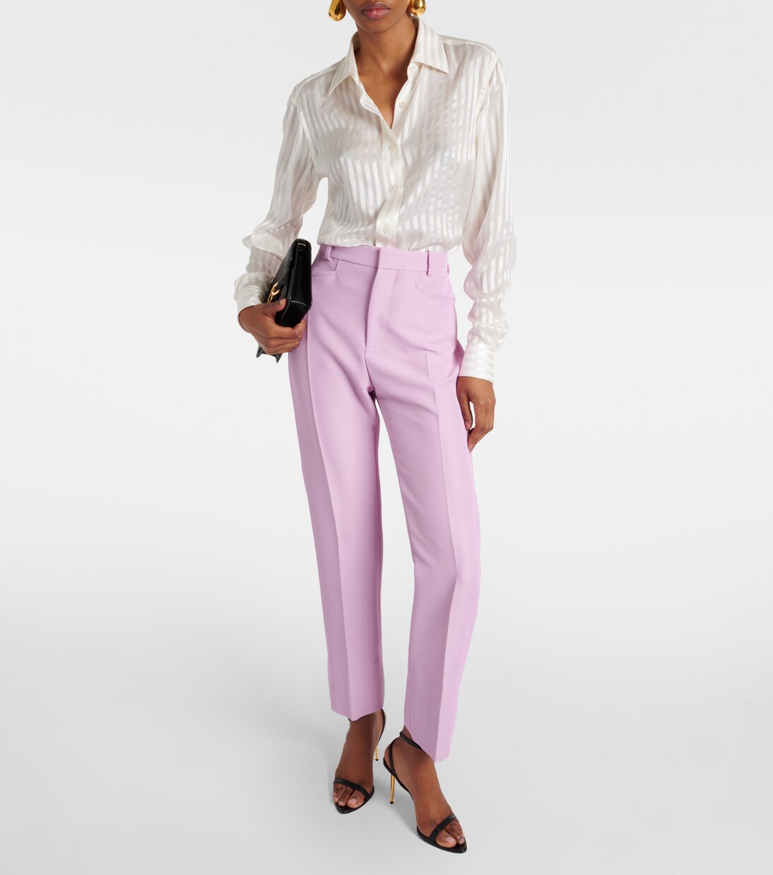 Schmale Hose aus einem Wollgemisch | Tom Ford