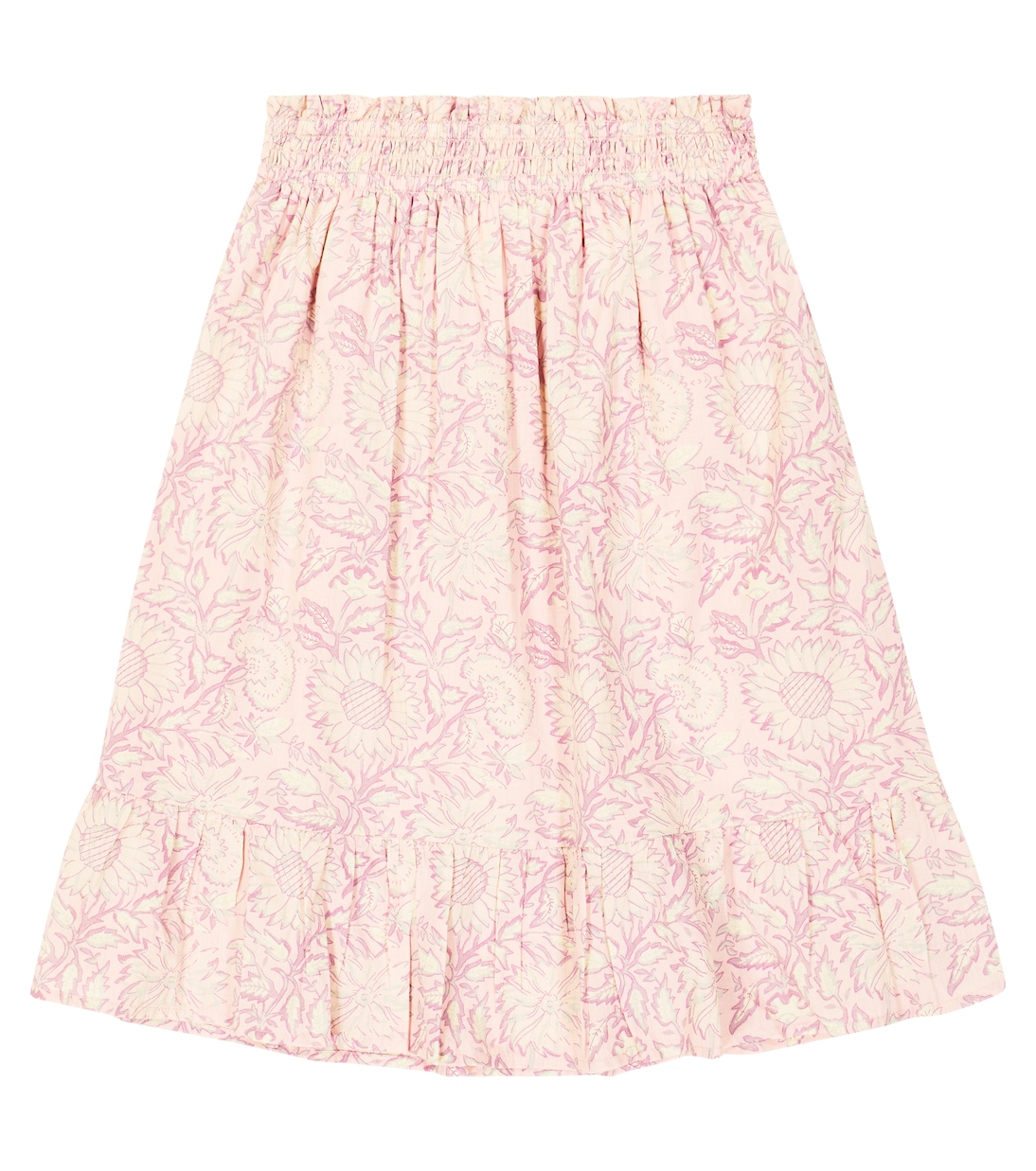 Gonna Annetta in cotone con stampa floreale | Louise Misha