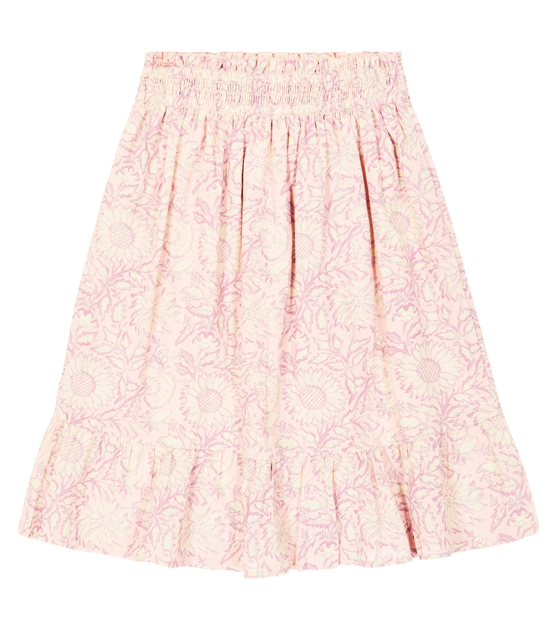 Gonna Annetta in cotone con stampa floreale | Louise Misha